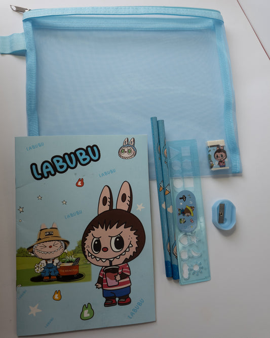 LaBubu - juego de papeleria de 6 piezas